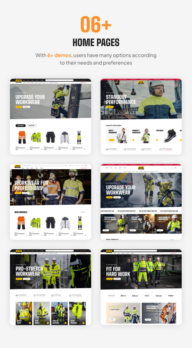 Axetor - Workwear & Safety Prestashop Theme