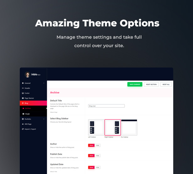 InBio - Personal Portfolio / Resume Theme - 23