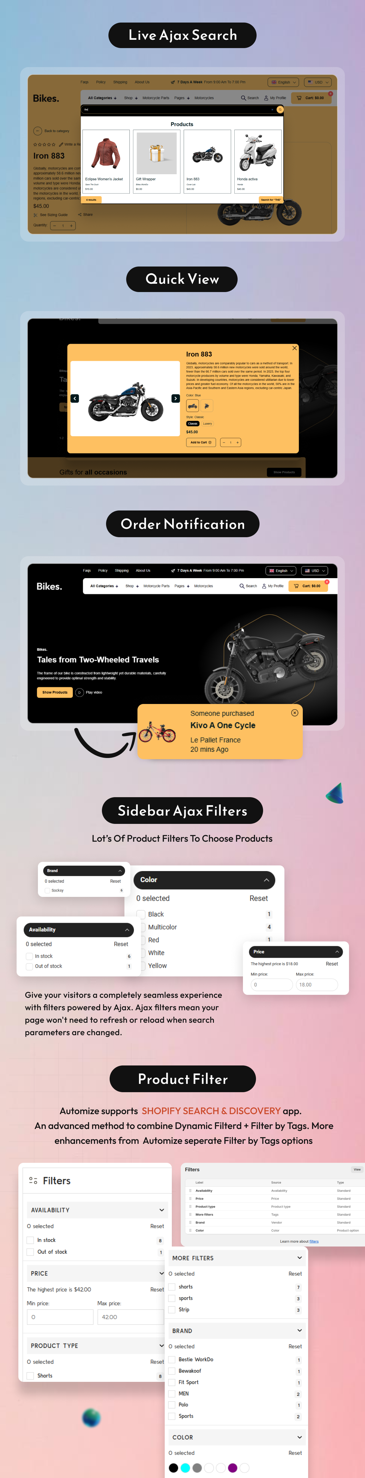 Bikes - Sleek Bike Accessories Shop Shopify 2.0 Theme - 11