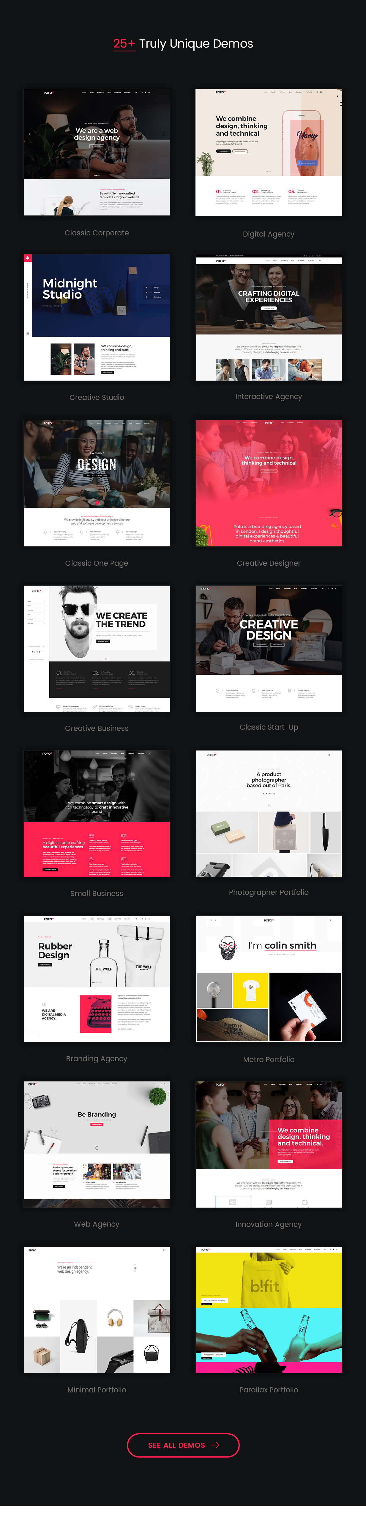 Pofo - Creative Portfolio and Blog WordPress Theme - 8