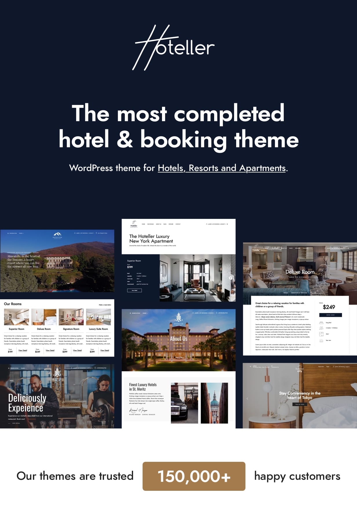 Hoteller Hotel Booking WordPress - WorldPress IFY