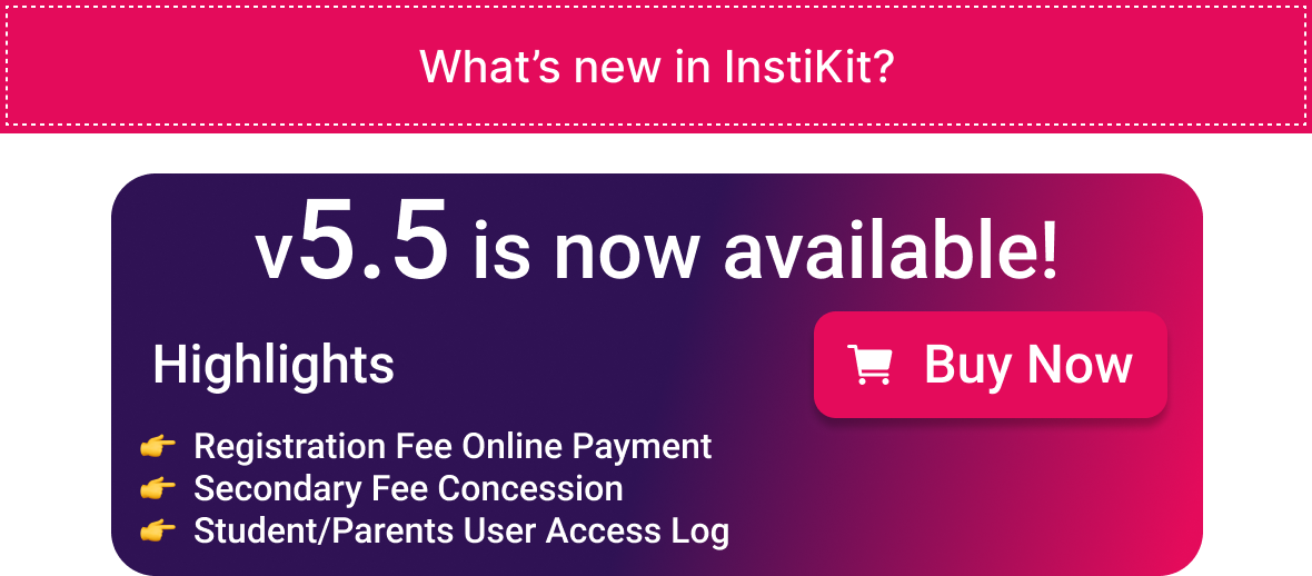 InstiKit New Release