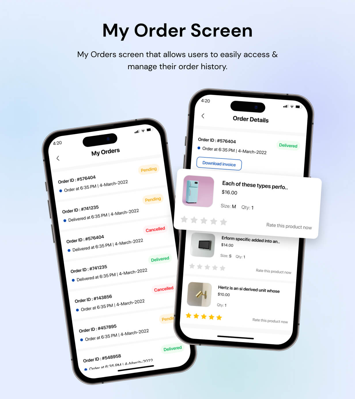 Electronic Store App - E-commerce Store app in Flutter 3.x (Android, iOS) with WooCommerce Full App - 10