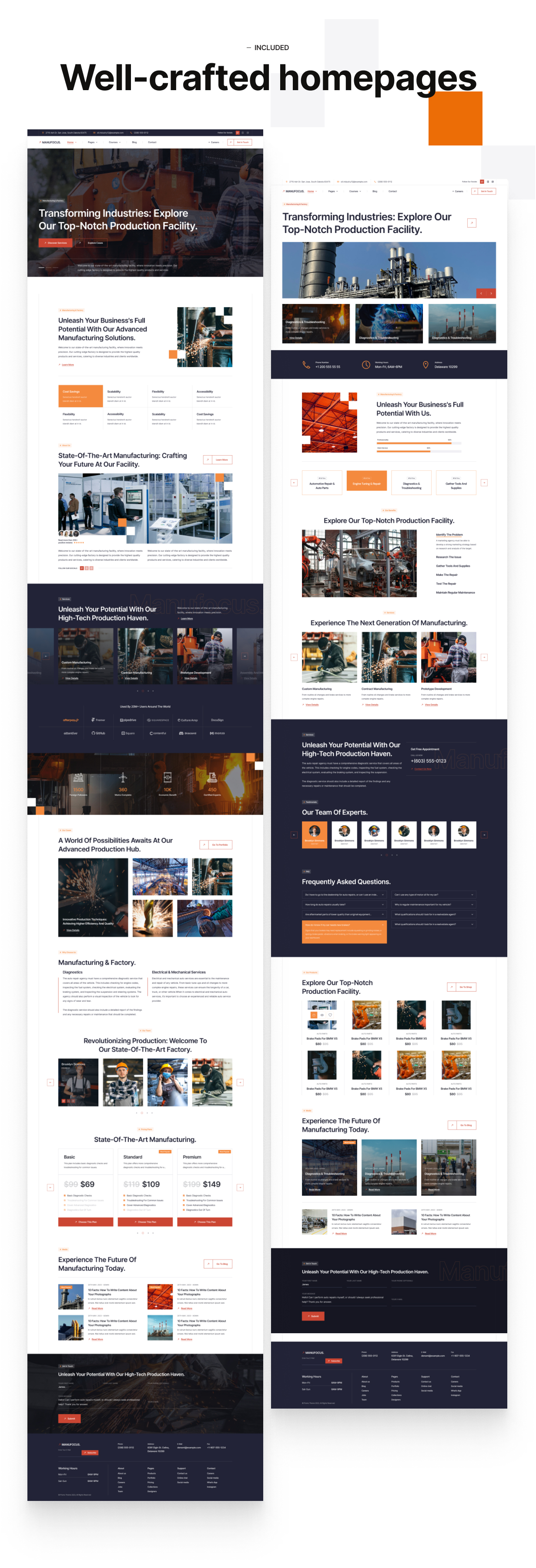 Manufocus - Factory & Industry WordPress Theme - 2
