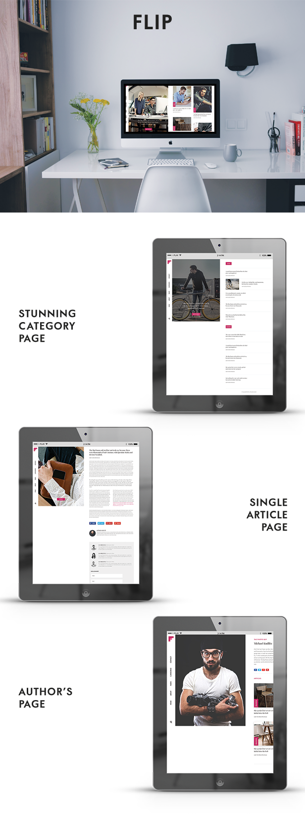 Flip - Lifestyle/Magazine PSD Theme - 1