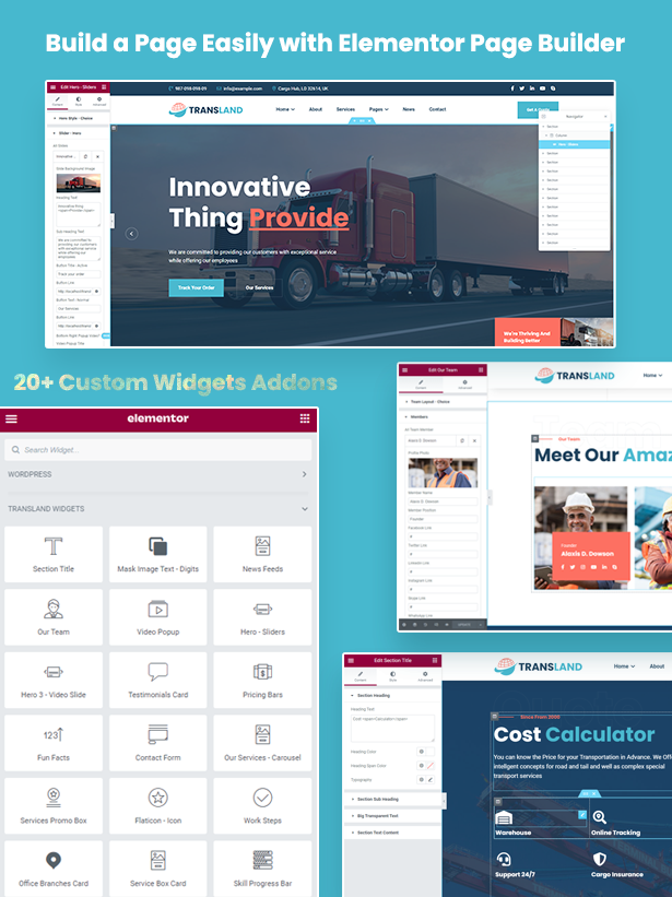 Transland - Transport & Logistics WordPress Theme - 8