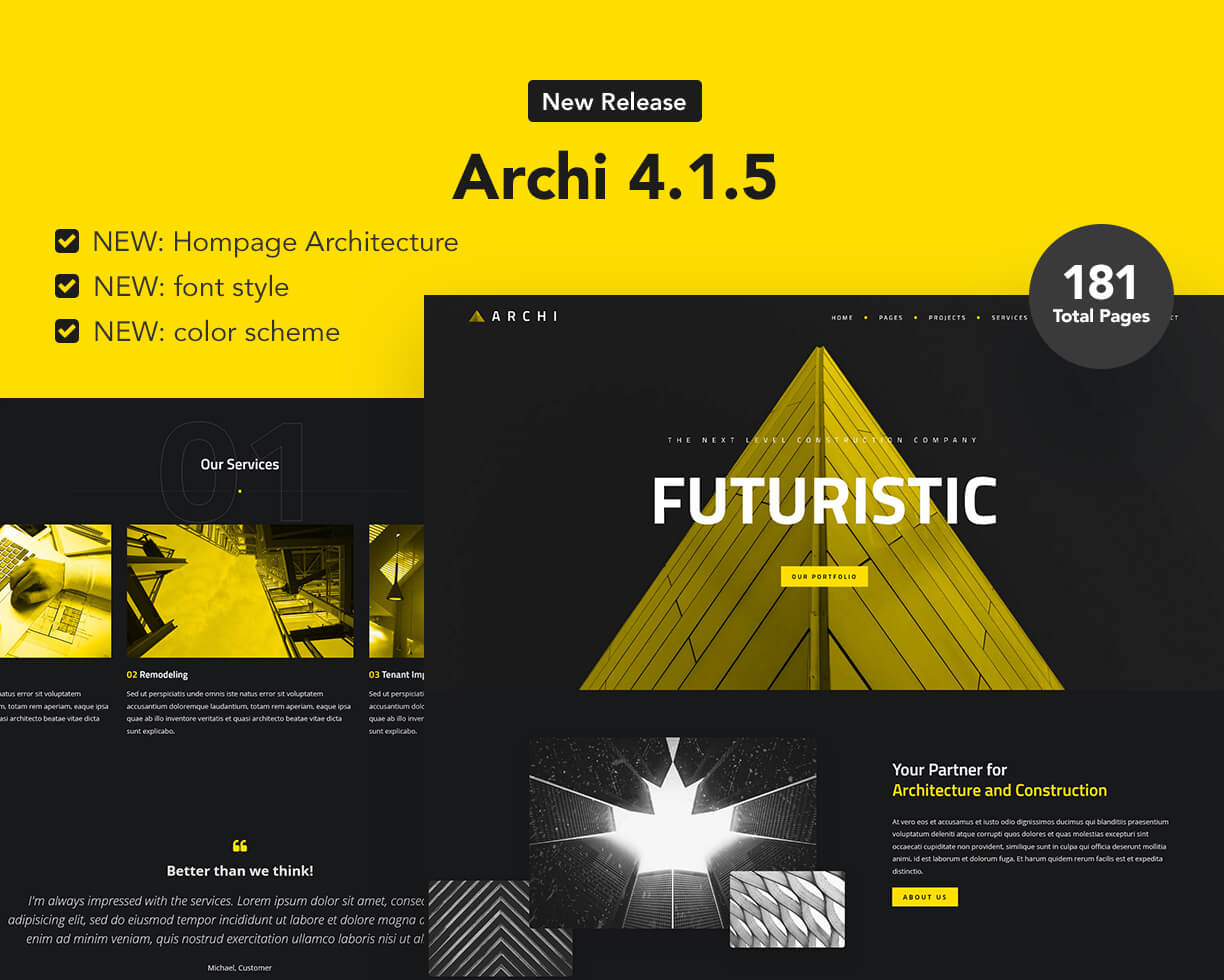 Archi - Interior Design & Multi-Purpose Website Template - 14
