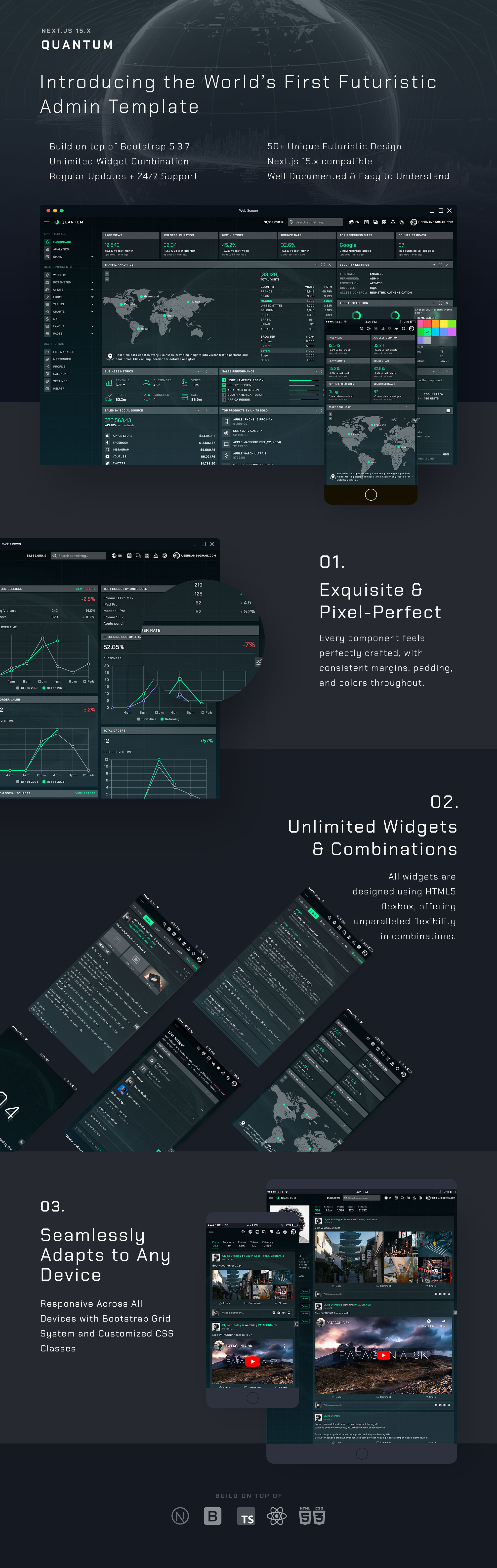 Quantum - Next.js 15 Bootstrap Admin Template - 11