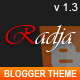Radja - Responsive Blogger Template - ThemeForest Item for Sale