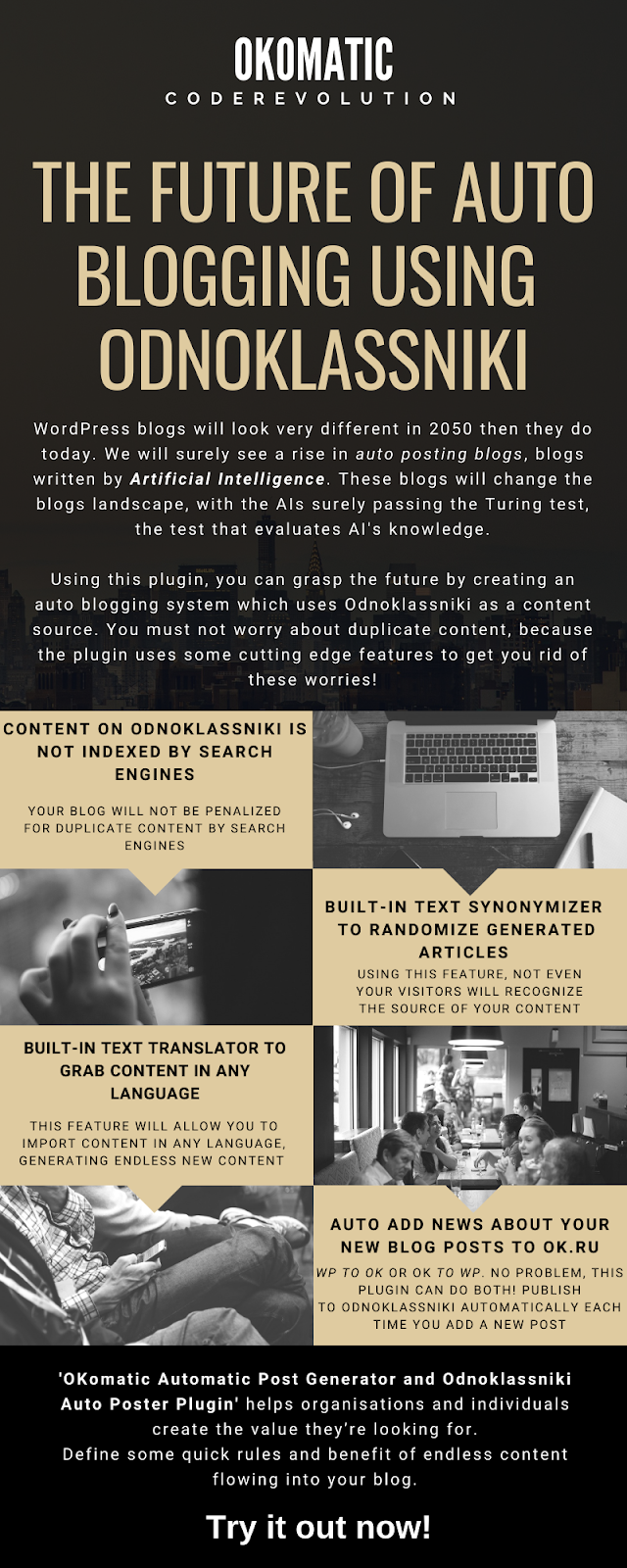 OKomatic Automatic Post Generator and Odnoklassniki Auto Poster Plugin for WordPress - PHP Script Download 8 OKomatic Automatic Post Generator and Odnoklassniki Auto Poster Plugin for WordPress