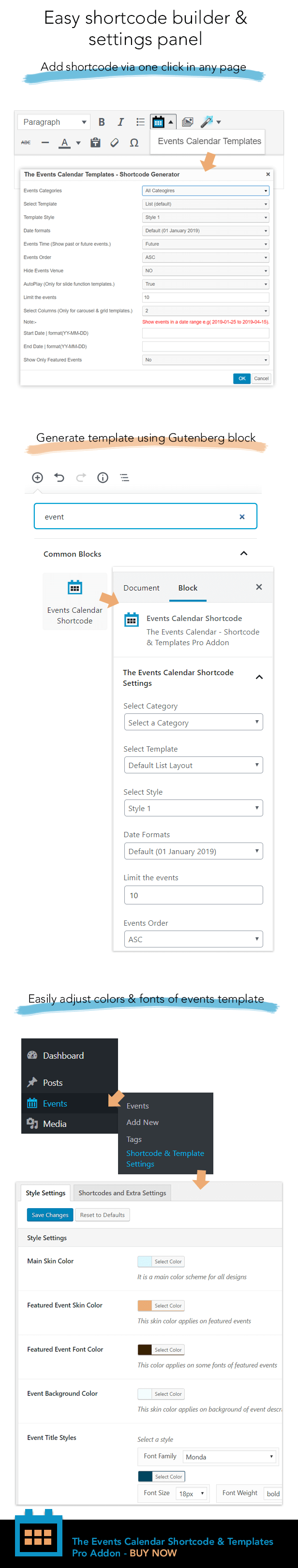 The Events Calendar Shortcode and Templates Pro - WordPress Plugin - 8 The Events Calendar Shortcode and Templates Pro - WordPress Plugin - 8