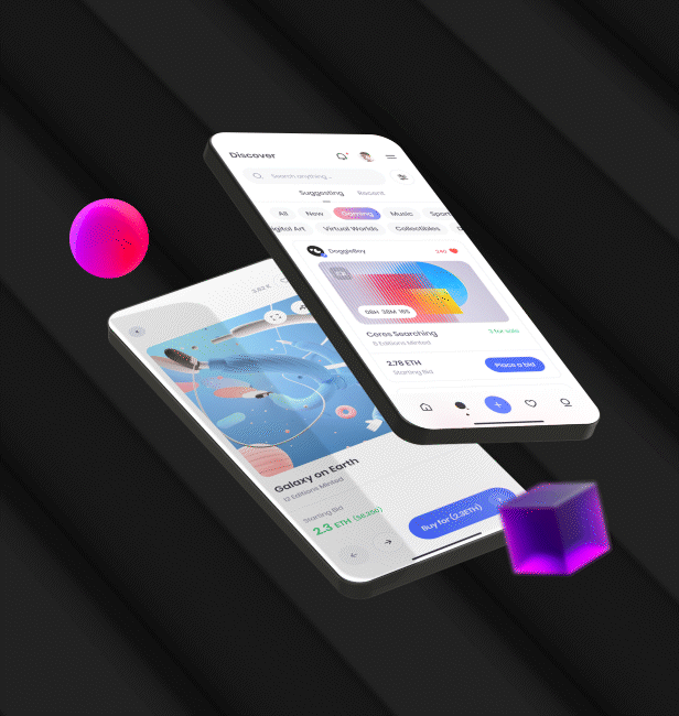 Unic – NFT Marketplace HTML Mobile Template - 5