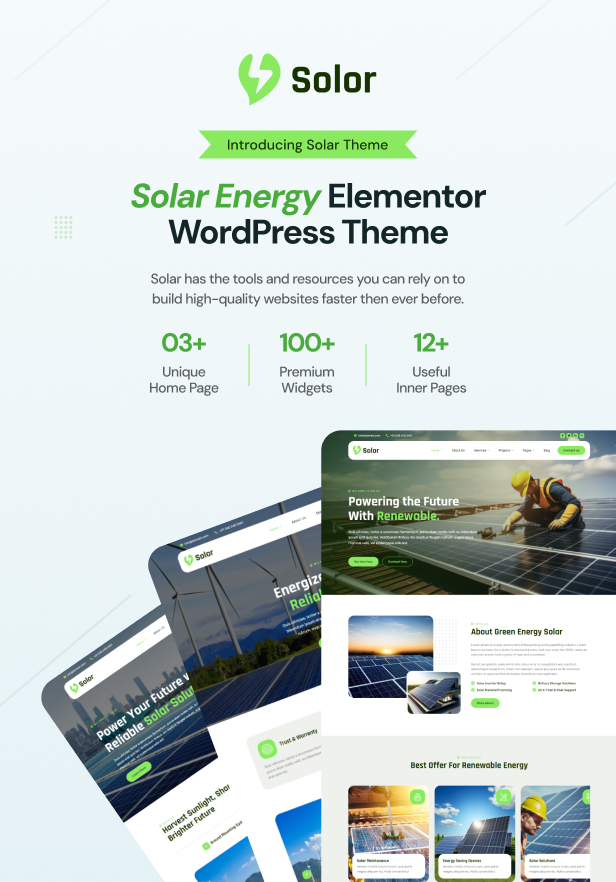 Solor - Solar Energy WordPress Theme - 5