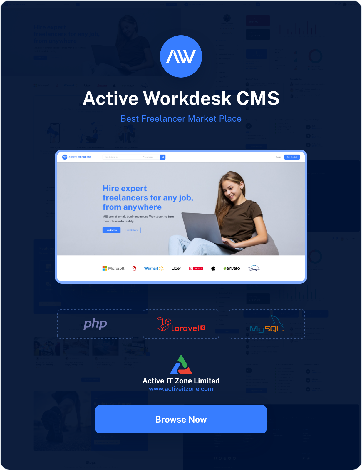 Active Workdesk CMS v3.2.0 - Authentic WP