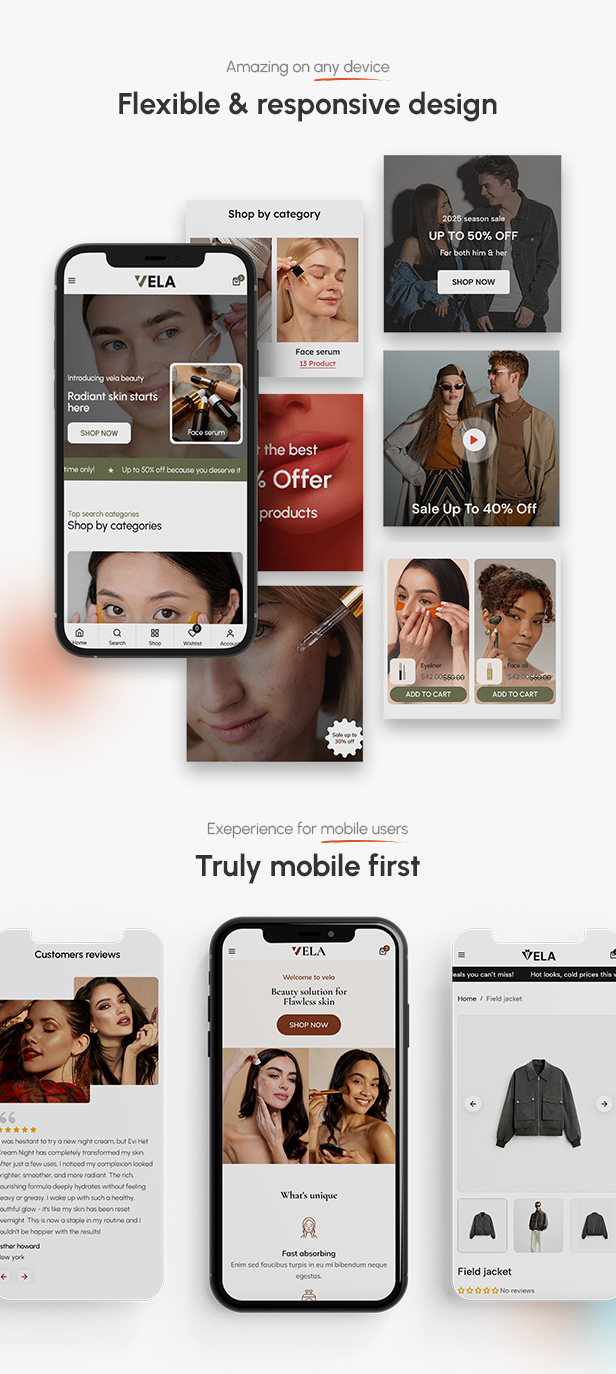 Vela – Multipurpose Fashion, Beauty & Cosmetic Shopify Theme - 4
