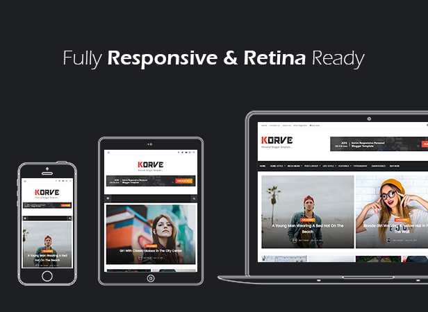 Korve - Personal Blogger Template - 4