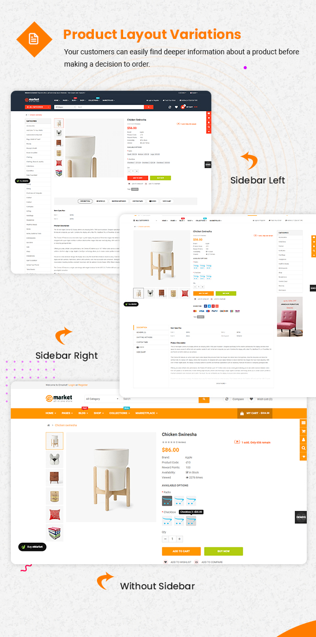 eMarket - Opencart 3 Theme