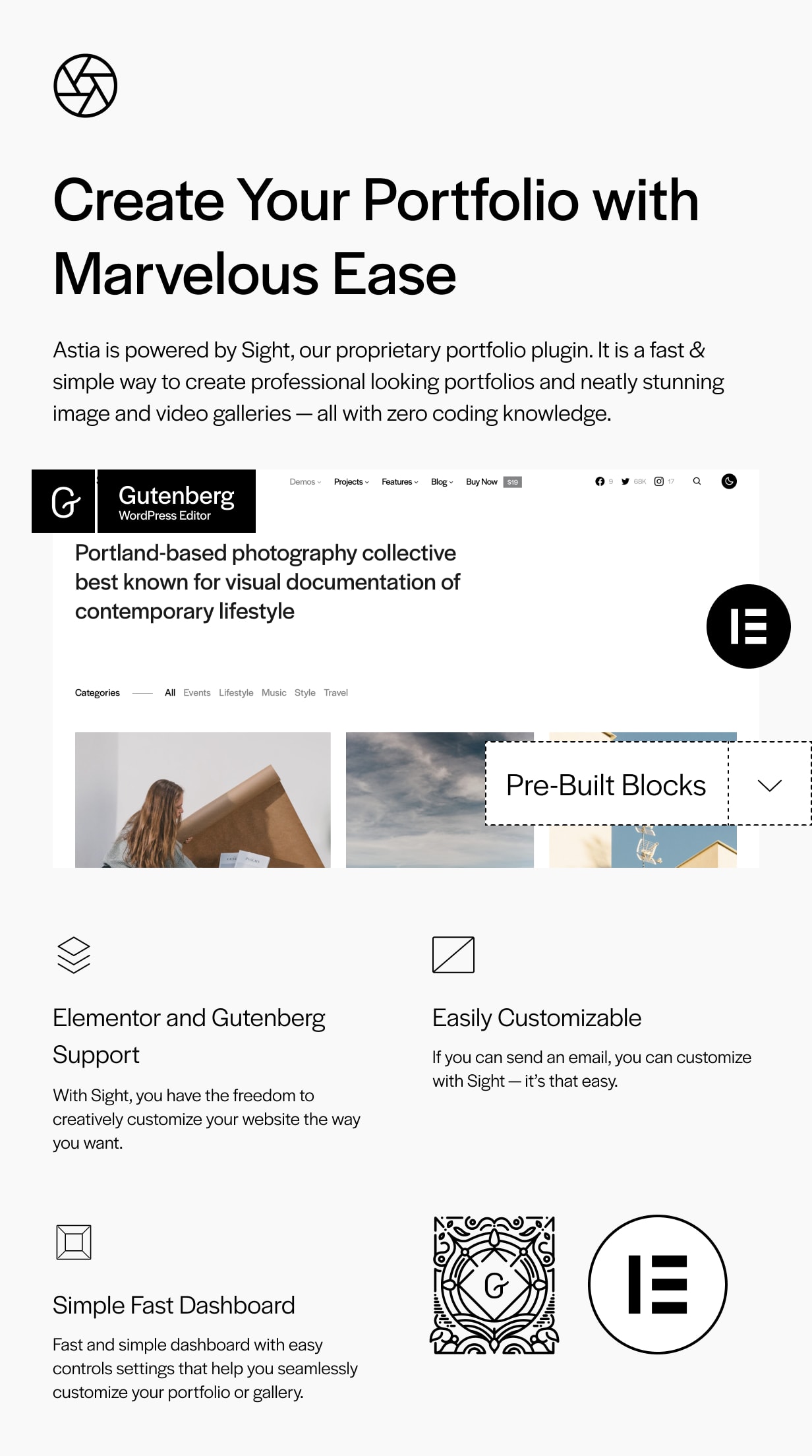 Astia - Minimal Portfolio WordPress Theme for Photographers - 22