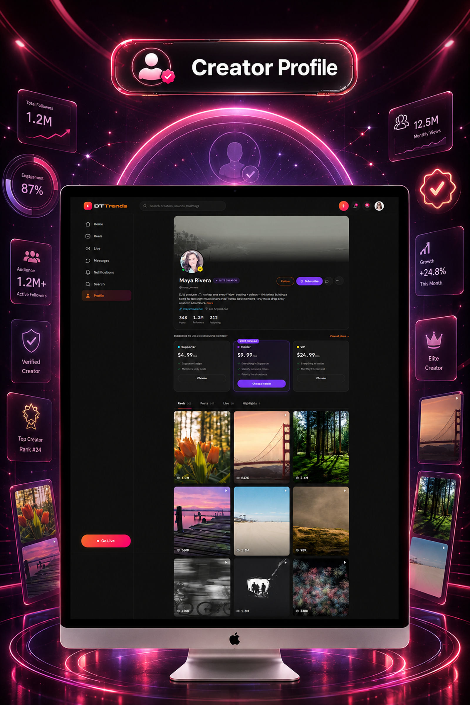 DTTrends – TikTok Clone | Reels, Live Streaming, PK Battle, Story, Feed, Chat | Flutter App - 43