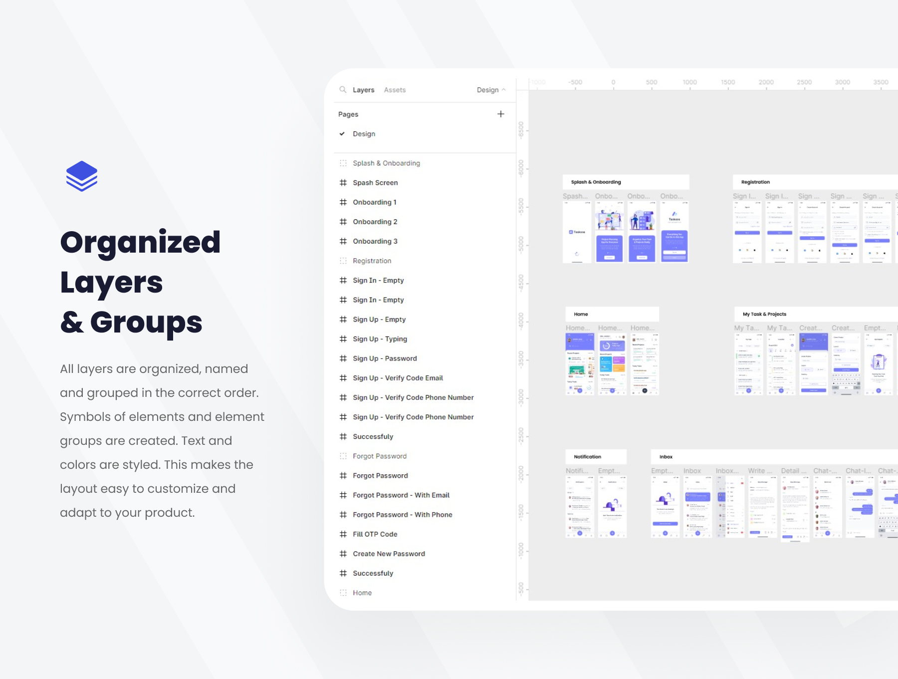 Taskose - Task Management App XD Template - 3