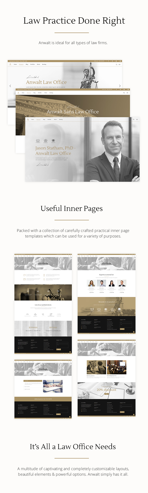 Anwalt - Law Firm and Lawyer Theme - 1
