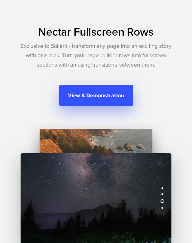 fullscreen rows