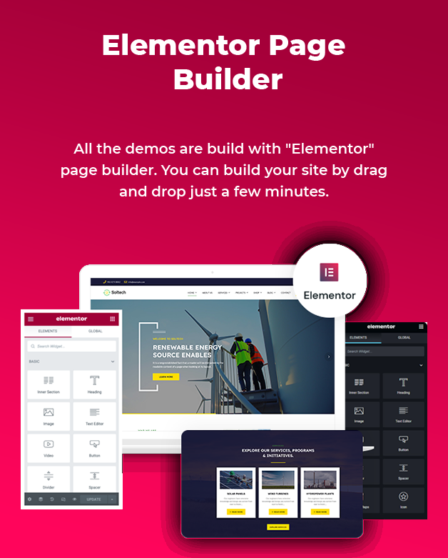 Elementor Builder Available
