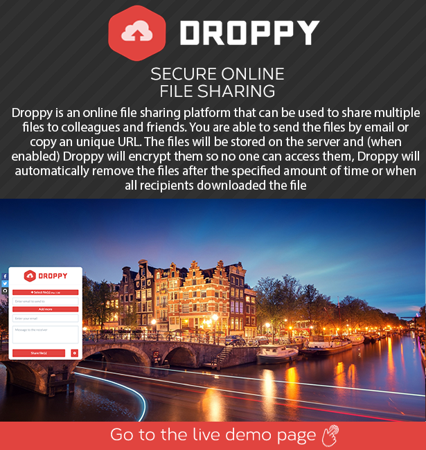 Droppy Online File Transfer And Sharing By Proxibolt Codecanyon