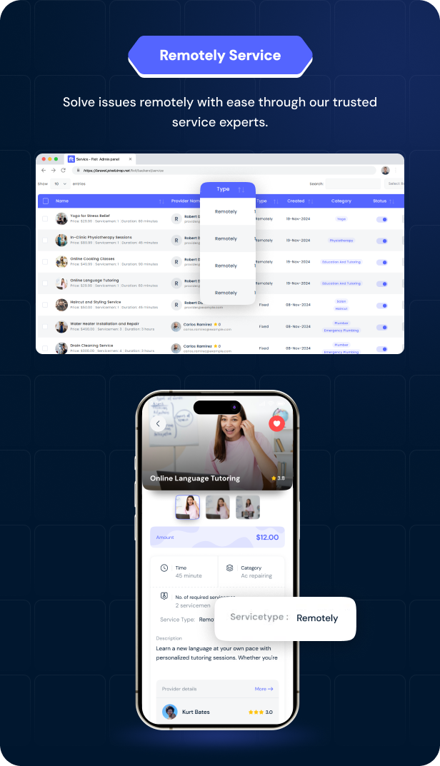 Fixit | Multi Vendor On Demand, Handyman, Home service Flutter App with Admin Complete Solution