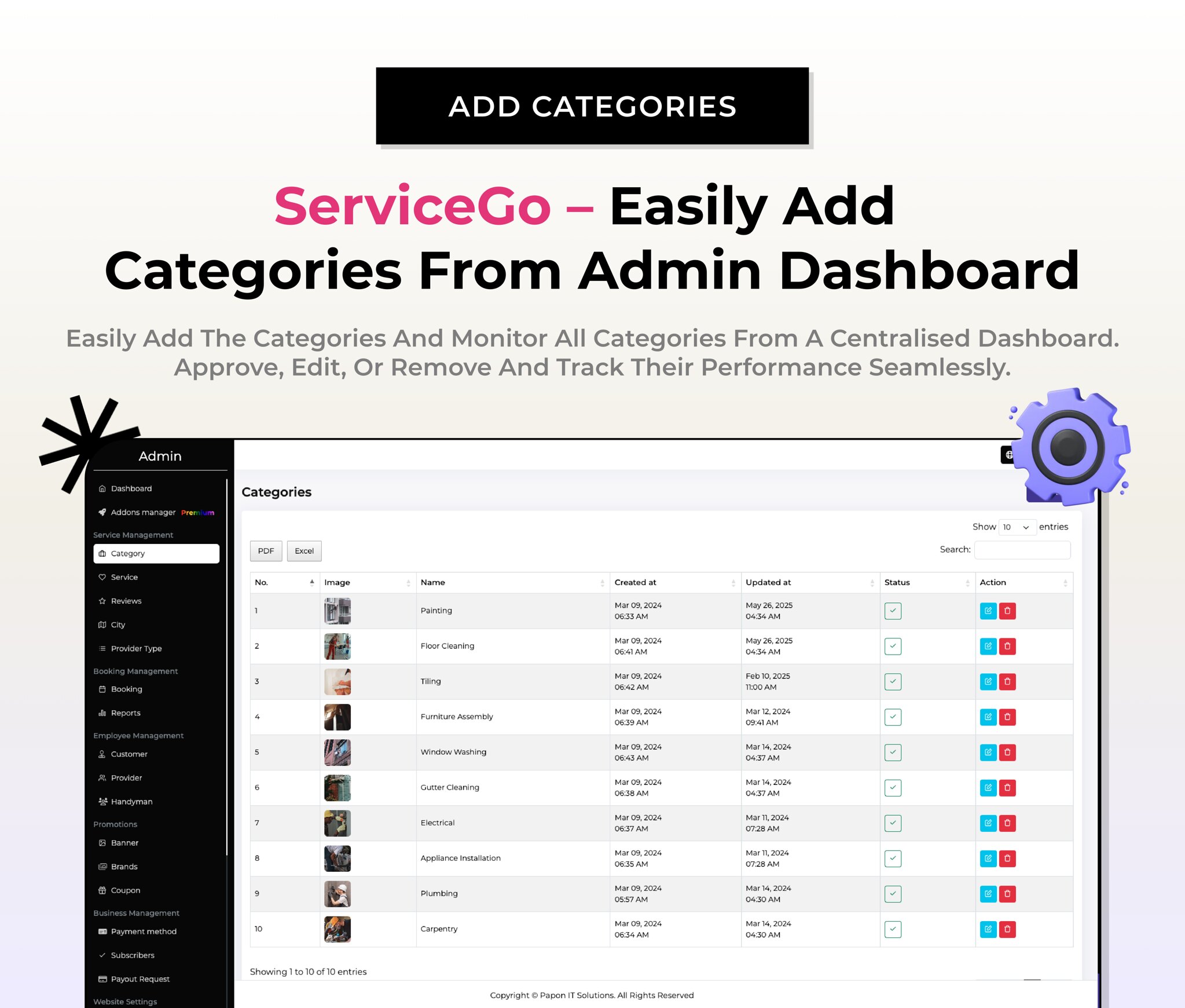 ServiceGo - Multi Vendor On-Demand Service & Handyman Booking Marketplace