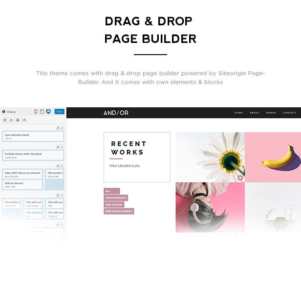 Andier - Responsive One & Multi Page Portfolio Theme - 2