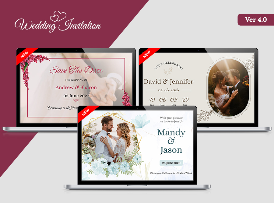 Wedding Event  - Wedding Invitation and Celebration HTML Template - 1