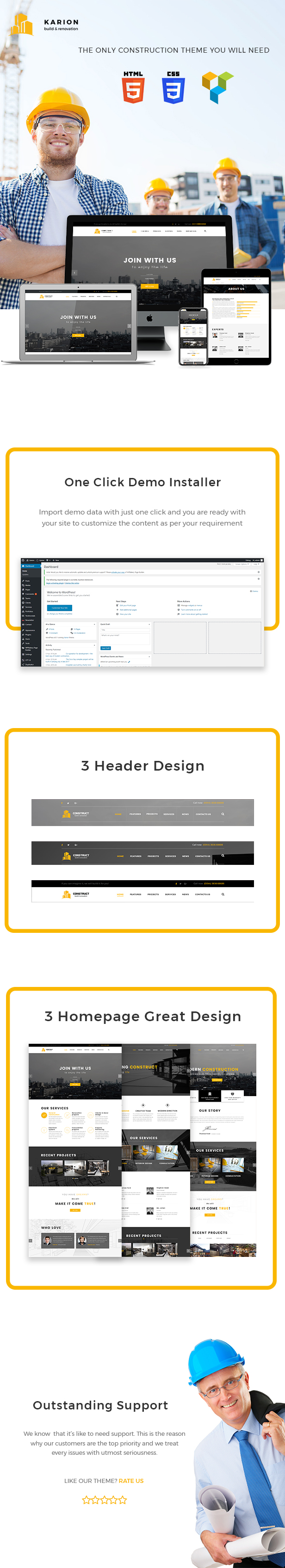 Karion - Construction & Building WordPress Theme - 5