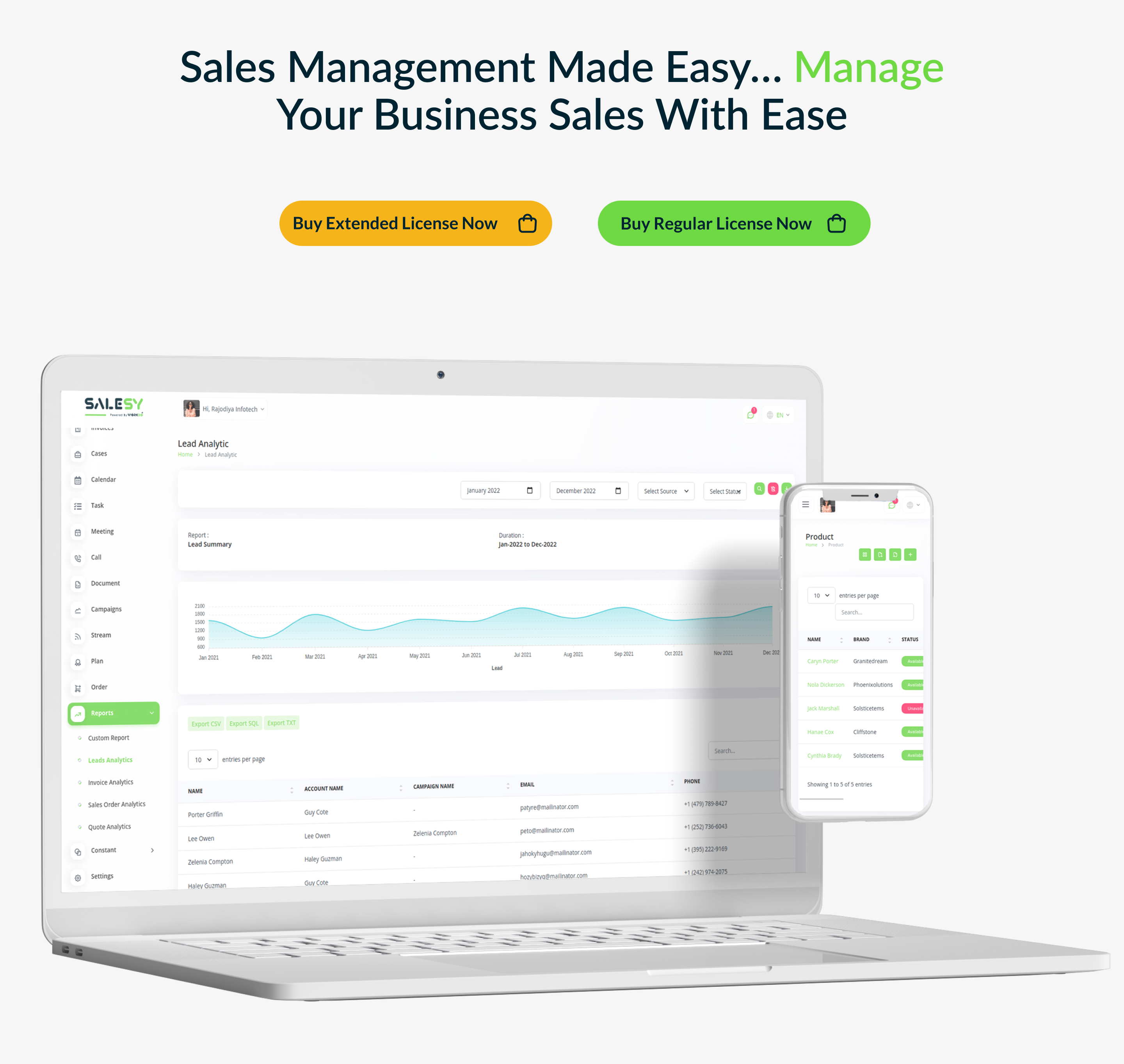 Salesy - Business Sales CRM - 9