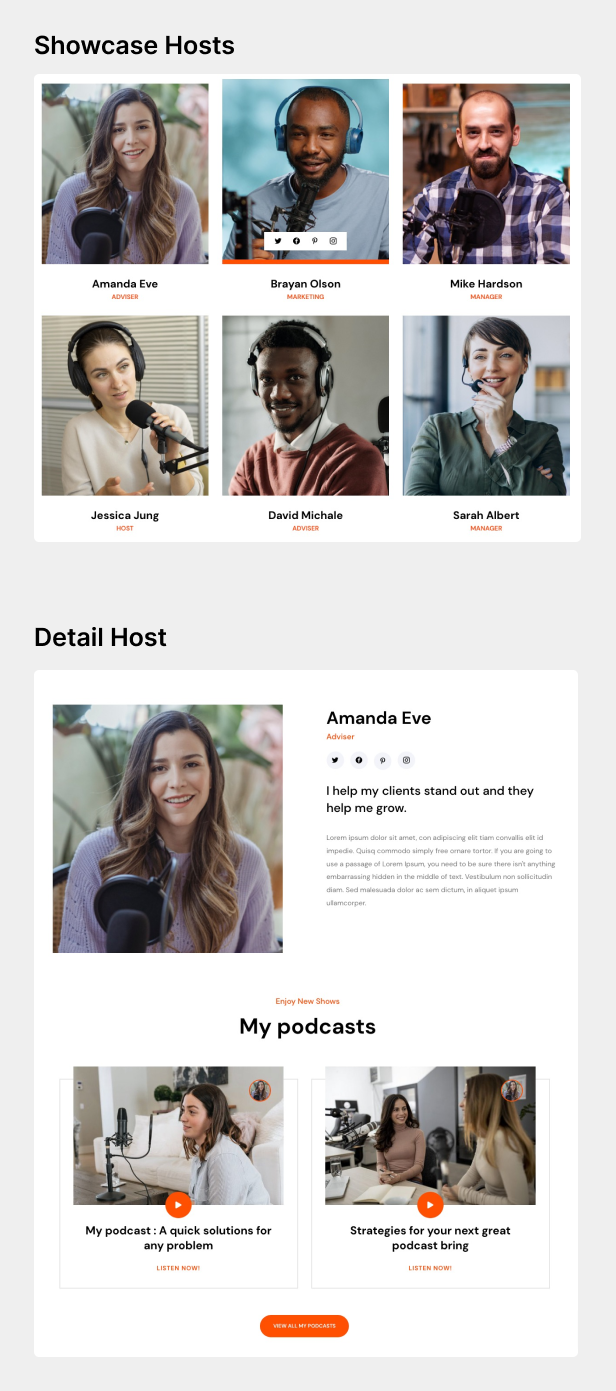Podcast WordPress Theme