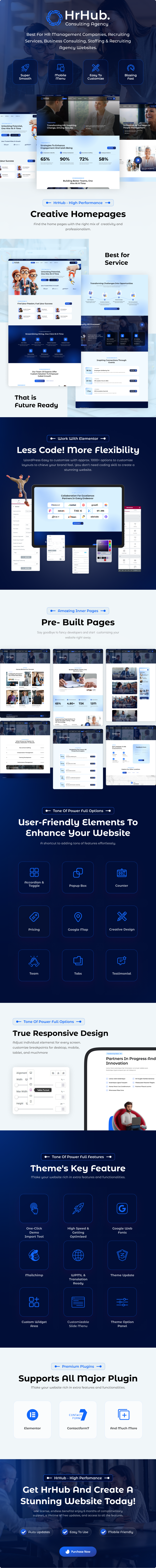 Hr Hub - Recruitment Agency WordPress Theme - 1