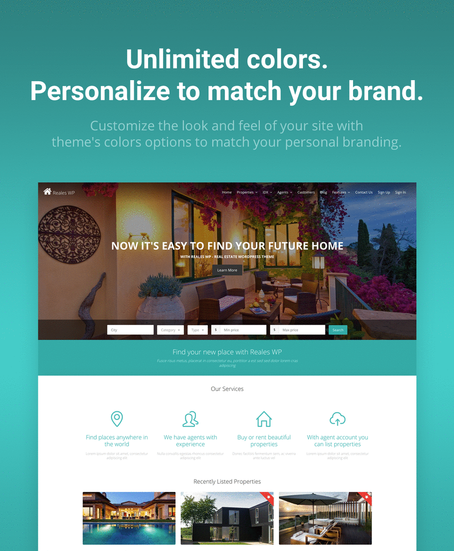 Real WP – Real Estate WordPress Theme – 4