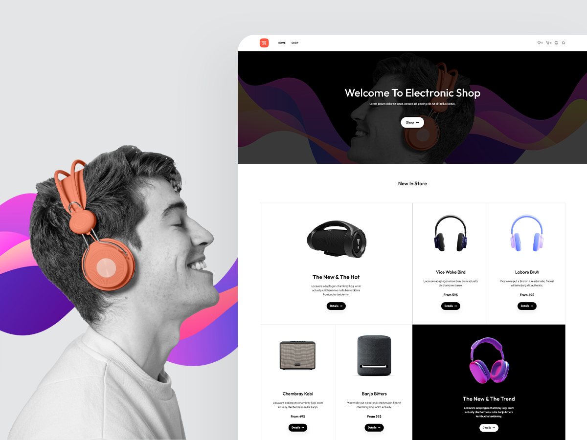 Electronics Store - Elementor Template Kit