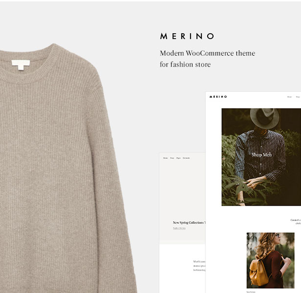 Merino | Modern WooCommerce shop theme for fashion store - 1
