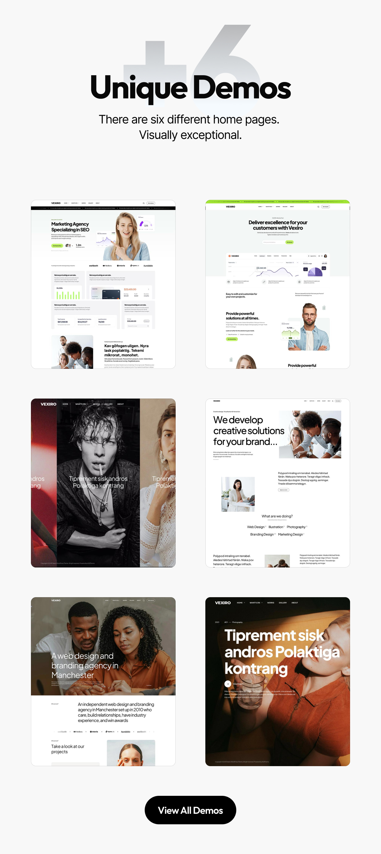Vexiro - Creative Digital Agency & Portfolio Theme - 2