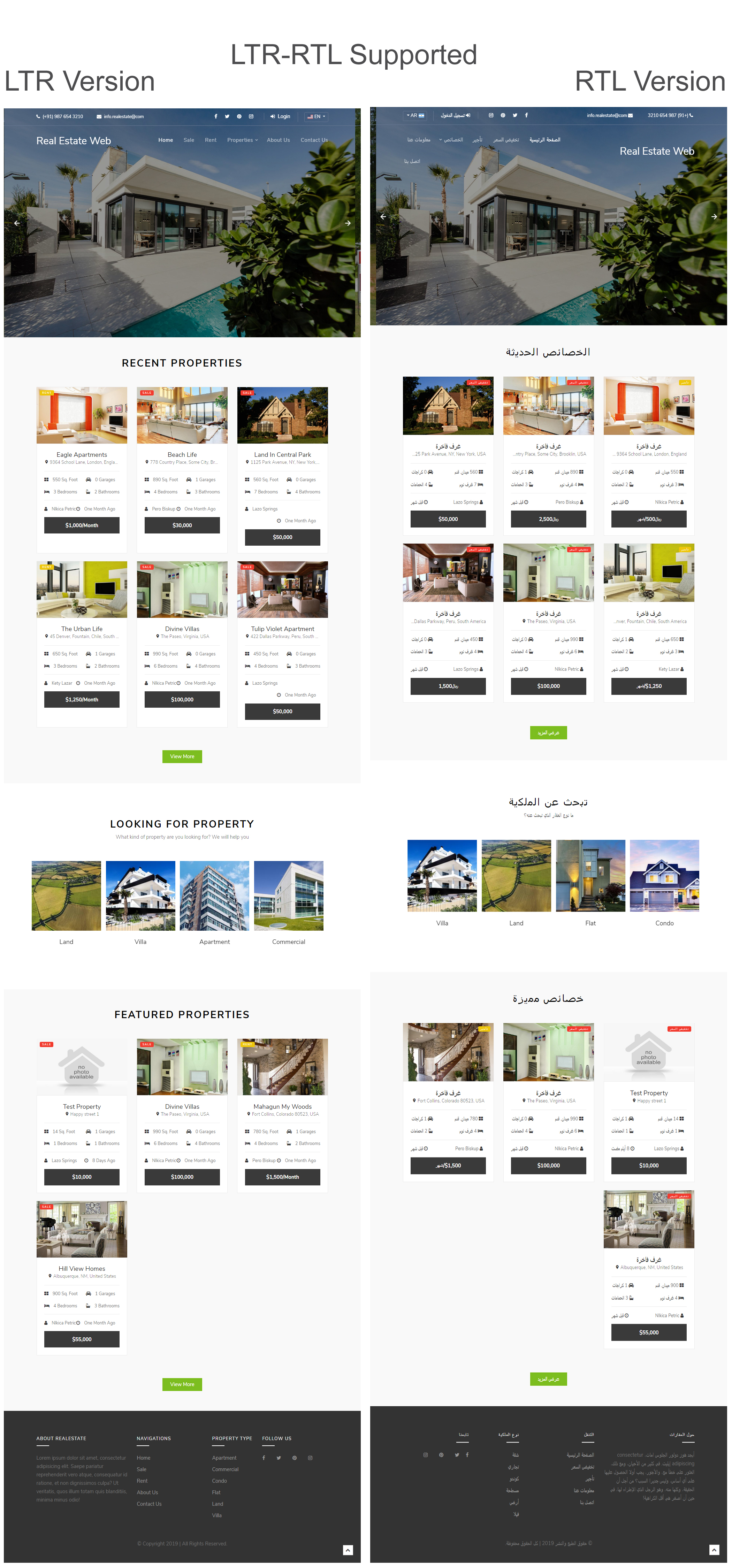 Real Estate Web - with Agency Portal and Multi-Language Management System - 5