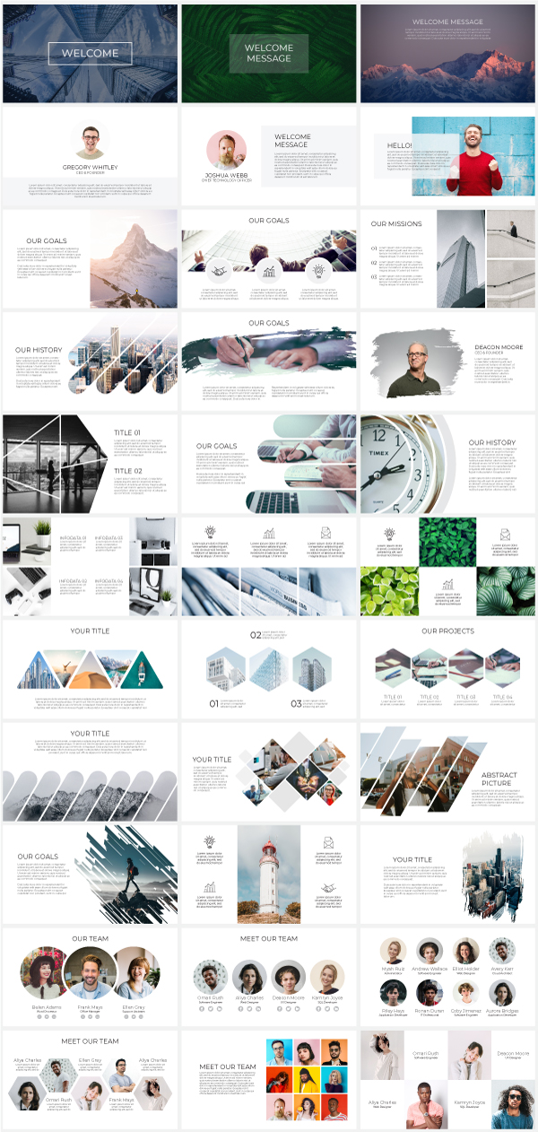 Multipurpose Infographics PowerPoint Templates v.4.8 - 64