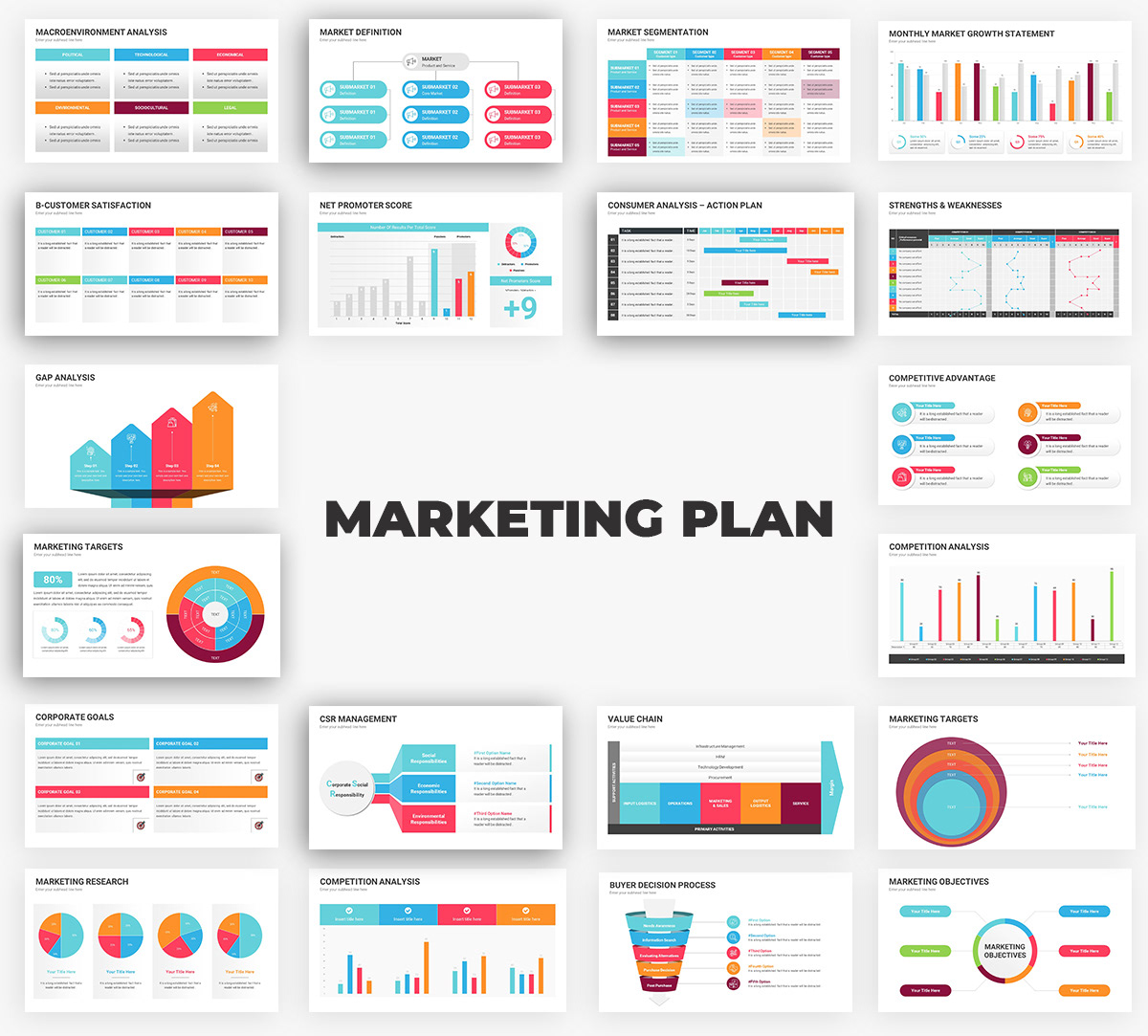 Infographics Complete Bundle PowerPoint Templates - 104
