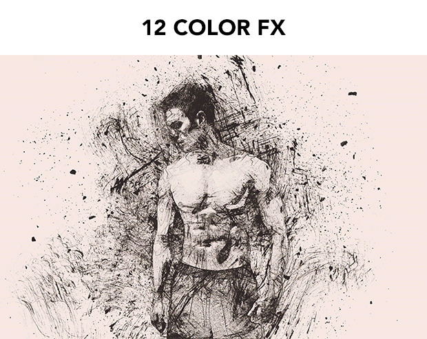 Gif Animated Ink Scribbles Photoshop Action - 22