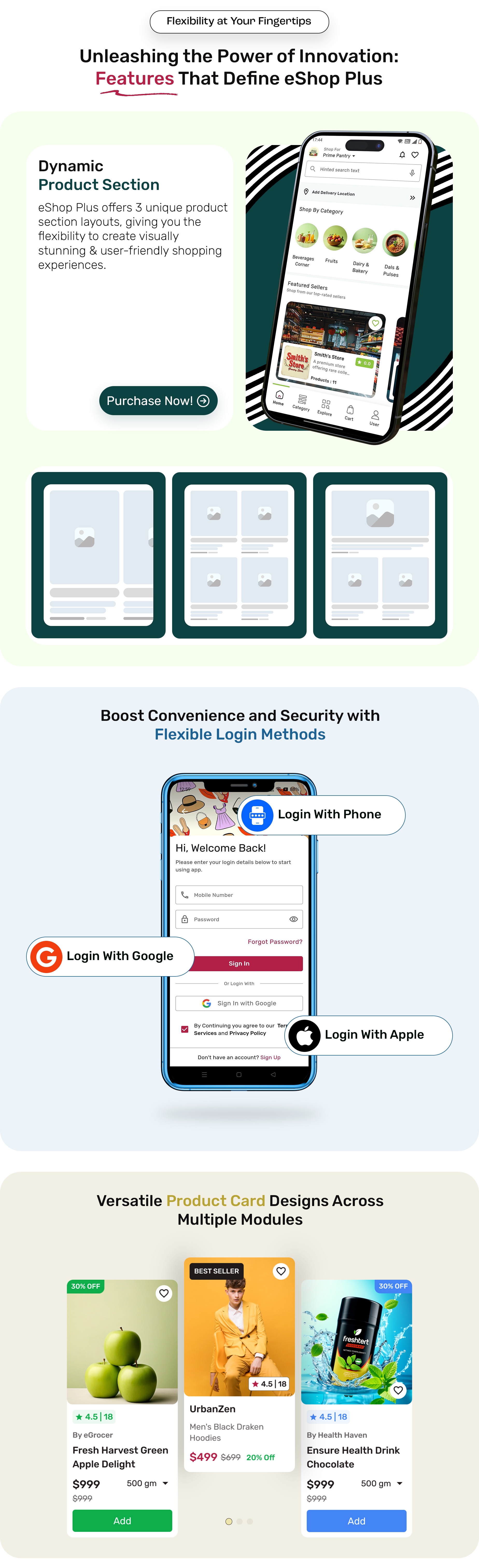 eShop Plus - Multi Vendor eCommerce, Multi Module Flutter App with Laravel Admin Panel - 18