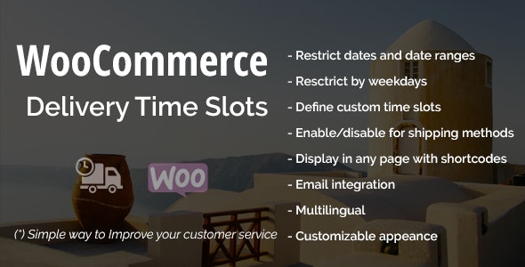 woocommerce delivery time slots