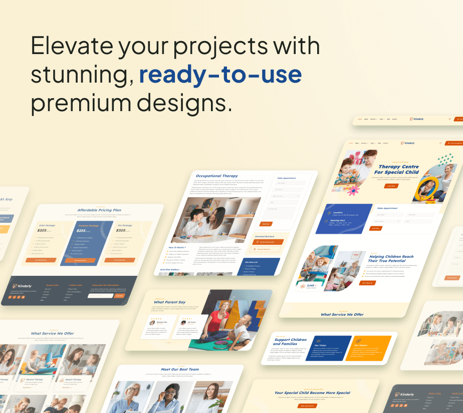 Kinderly – Child Therapist & Psychologist FSE WordPress Theme - 5