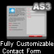 XML Fully Customizable Contact Form AS3