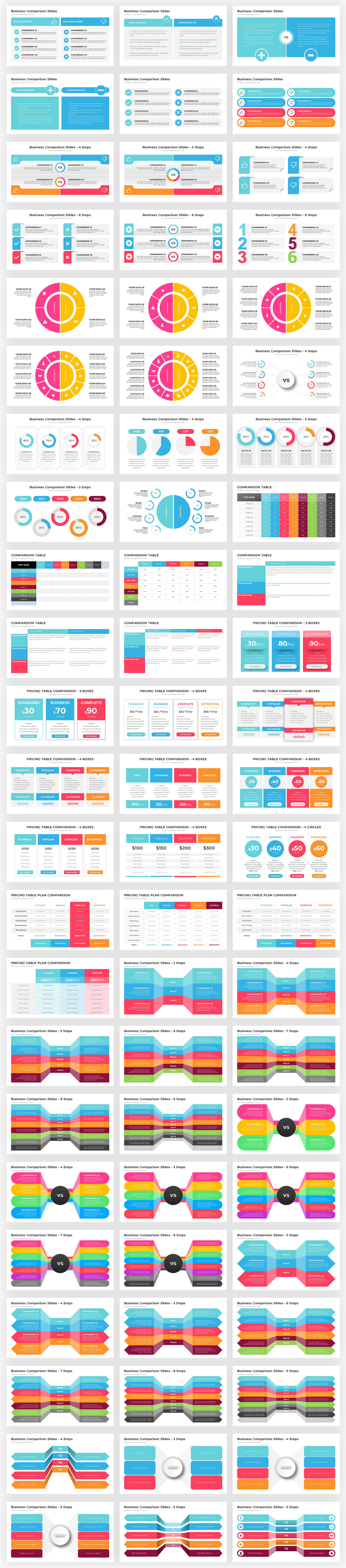 Infographics Complete Bundle PowerPoint Templates - 72