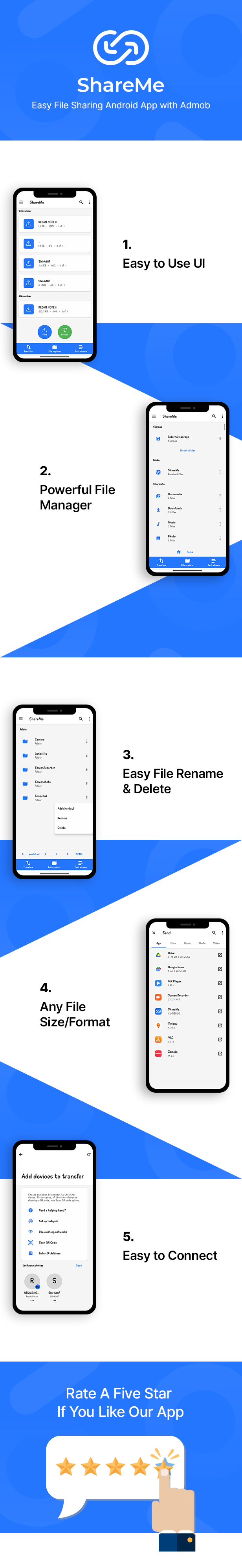 ShareMe - Easy File Sharing Android App with Admob - 2